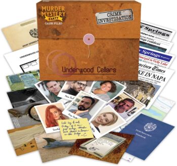 Murder Mystery Party Case Files: Underwood Cellars for 1 or more players ages 14 and up