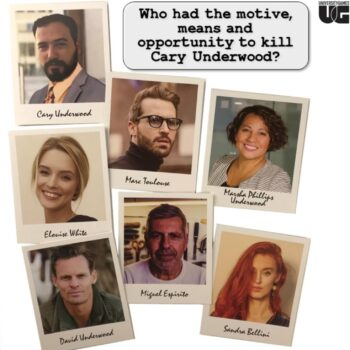 Murder Mystery Party Case Files: Underwood Cellars for 1 or more players ages 14 and up