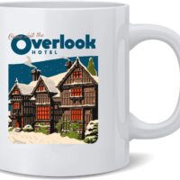 Poster Foundry Come Visit The Overlook Hotel Vintage Travel Ceramic Coffee Mug Tea Cup Fun Novelty Gift 12 oz