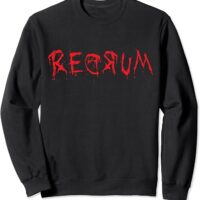 REDRUM | Halloween Party Costume 80s Horror Movie Fan Gift Sweatshirt