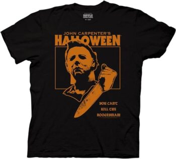 Ripple Junction Halloween Men's Short Sleeve T-Shirt Michael Myers Vintage You Can't Kill The Boogeyman Officially Licensed