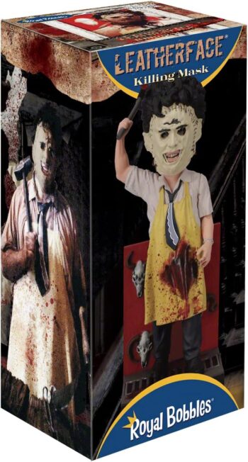 Royal Bobbles The Texas Chainsaw Massacre Leatherface Killing Mask Collectible Bobblehead Statue