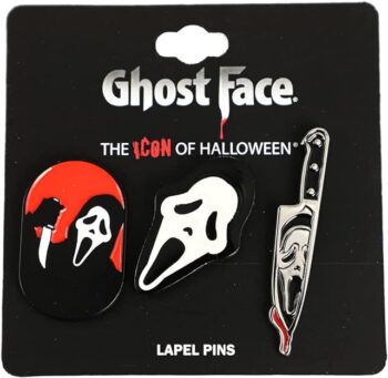 Scream Ghostface 3 Pack Lapel Pin Set