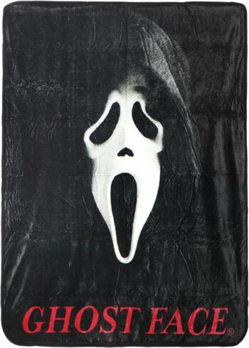 Scream Movie Ghost Face Throw Blanket