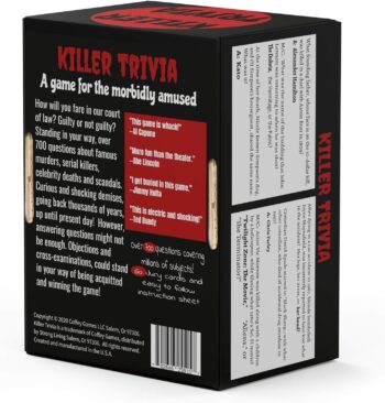 Strong Living The Killer Trivia Game - The Best Murder Mystery Party Game