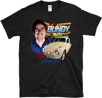 TED Bundy Beetle Racing Serial Killer True Crime Fan Bug T-Shirt