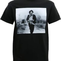 The Texas Chainsaw Massacre Men's Leatherface Running Grab T-Shirt