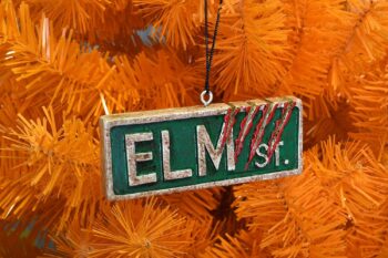 Tree Buddees Elm St. Street Sign Halloween Ornament Creepy Decoration