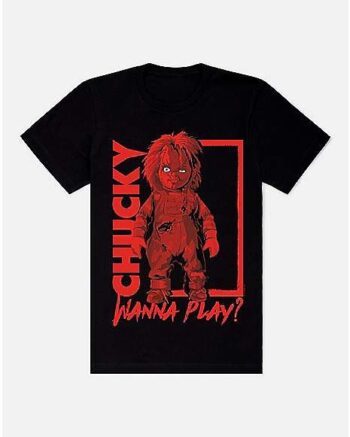 Wanna Play T Shirt - Chucky