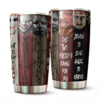 YANBI Halloween Tumbler - Horror Tumbler - Gifts for Halloween - Horror Mug - Halloween Cup - Horror Cup - Halloween Mug - Horror Mug - Gifts For Christmas - Halloween Decoration