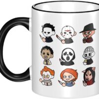 Yizbivs Horror Coffee Mug, Halloween Coffee Cup Classic Funny Mug 11oz