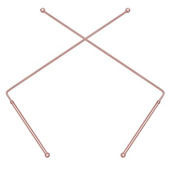 99.9% Copper Dowsing Rods - 2PCS Divining Rods - for Ghost Hunting Tools, Divining Water, Treasure, Buried Items Etc