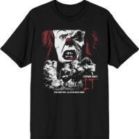 Bioworld It 1990 Pennywise You'll Float Too Men's Black T-Shirt