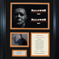 Framed Michael Myers Halloween The Night He Came Home Facsimile Laser Engraved Signature Auto 12"x15" Photo Collage