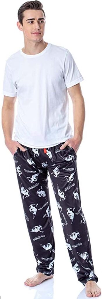 Halloween Michael Myers Men's Horror Film Allover Pattern Adult Lounge Sleep Pajama Pants