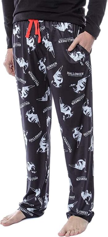 Halloween Michael Myers Men's Horror Film Allover Pattern Adult Lounge Sleep Pajama Pants