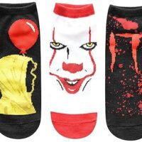 Hyp IT Movie Pennywise You'll Float Too Stephen King Juniors/Womens 5 Pack Ankle Socks