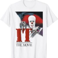 It Miniseries Pennywise Poster Logo T-Shirt