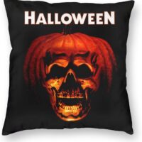 Michael-Myers Halloween Decorations Pillow Case Horror Movie Throw Pillow Covers Home Decor Cushion Case for Sofa Couch 18 x 18 Inches