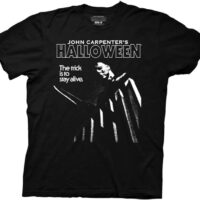 Ripple Junction Halloween Men's Short Sleeve T-Shirt Michael Myers The Trick is to Stay Alive Horror Film Officially Licensed