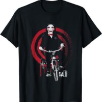 Saw Jigsaw on Bike T-Shirt