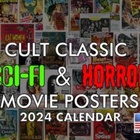 SciFi Horror Movie Calendar 2024 Wall Calander Monthly 12 Month