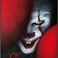 Seven Times Six IT Chapter 2 Pennywise The Clown Super Plush Throw Blanket 46" x 60" (117cm x 152cm)