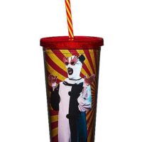 Terrifier 2 Clown Cup with Straw - 16 oz.