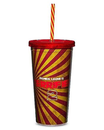 Terrifier 2 Clown Cup with Straw - 16 oz.