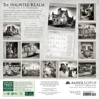 The Haunted Realm 2024 Wall Calendar by Sir Simon Marsden | 12" x 24" Open | Amber Lotus Publishing