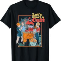 Let's Start A Cult Vintage Funny Demon Games Men Women T-Shirt