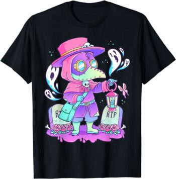 Pastel Goth Cute Creepy Plague Doctor Kawaii Menhera Wiccan T-Shirt