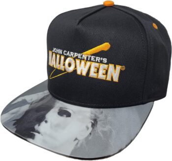 Ripple Junction Halloween Michael Myers Faces Shifting Bill Embroidered Horror Movie Logo Snapback Hat Officially Licensed