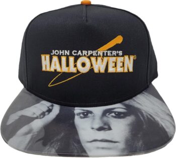 Ripple Junction Halloween Michael Myers Faces Shifting Bill Embroidered Horror Movie Logo Snapback Hat Officially Licensed