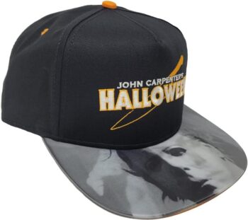 Ripple Junction Halloween Michael Myers Faces Shifting Bill Embroidered Horror Movie Logo Snapback Hat Officially Licensed