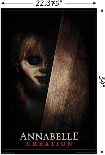 Trends International Annabelle - Peek Wall Poster, 22.375" x 34", Unframed Version