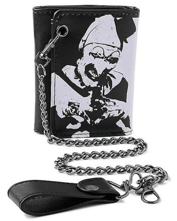 Black and White Art the Clown Chain Wallet - Terrifier