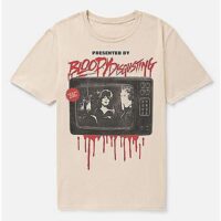 Elvira x Bloody Disgusting TV Guide T Shirt