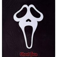 Ghost Face Mask Fleece Blanket