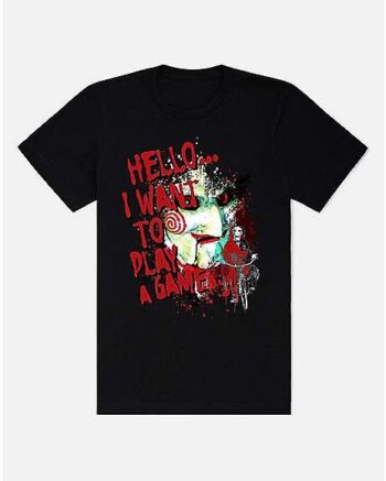 Hello I Want To Play Games T Shirt - Saw