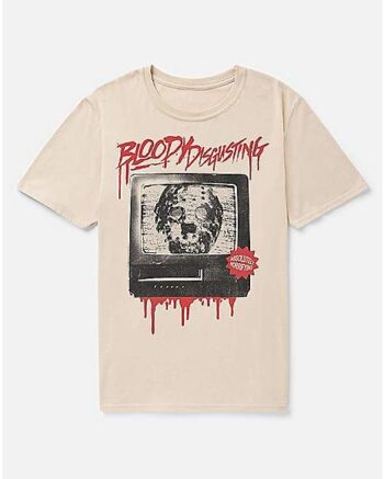 Jason x Bloody Disgusting TV Guide T Shirt - Friday the 13th