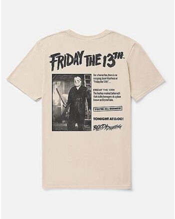 Jason x Bloody Disgusting TV Guide T Shirt - Friday the 13th