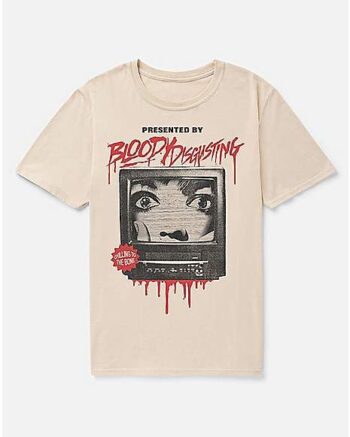 Scream x Bloody Disgusting TV Guide T Shirt