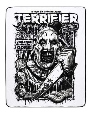 Terrifier Chaos Fleece Blanket