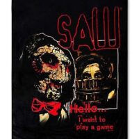 Want to Play A Game Fleece Blanket - Saw