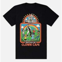 Terrifier Clown Café T Shirt - Steven Rhodes