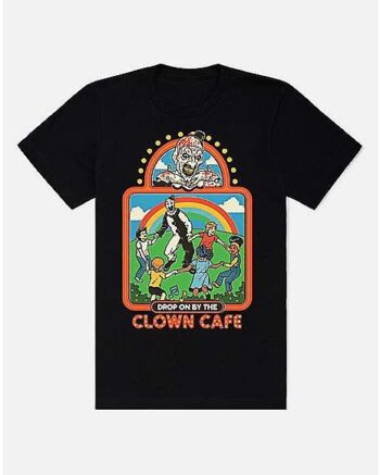 Terrifier Clown Café T Shirt - Steven Rhodes