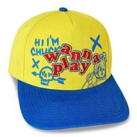 Yellow Wanna Play Snapback Hat - Chucky