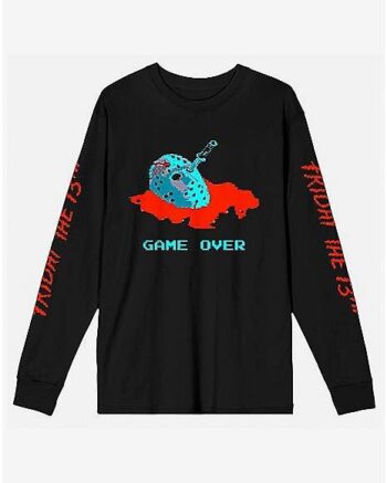 Jason Voorhees Game Over Long Sleeve T Shirt - Friday the 13th