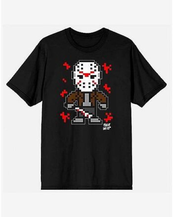 Jason Voorhees Pixel T Shirt - Friday the 13th